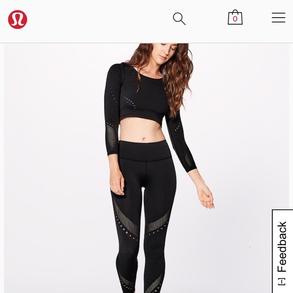 lululemon athletica Pants - Lululemon Reveal 7/8 tight (posy 25") Size 2!